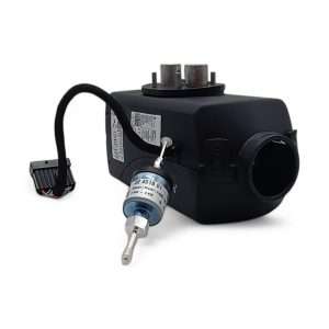 Calefactor Airtronic D2 24V de la marca Eberspächer vista en ángulo lateral izquierdo
