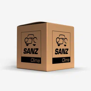 Caja de cartón de Sanz Clima
